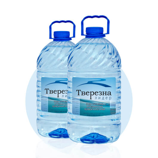 Питьевая вода, бутыль 6 литров, 1 упаковка